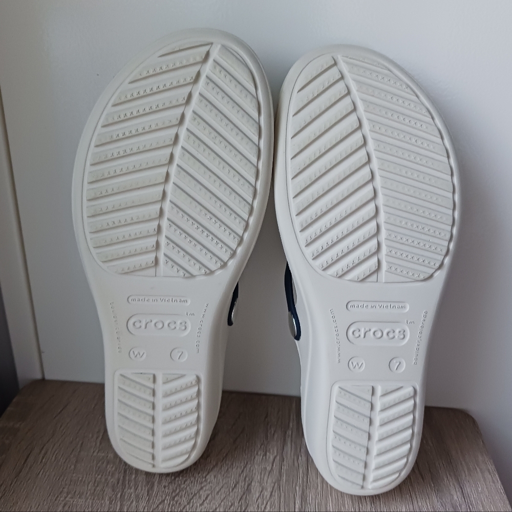 🌷 Crocs Sanrah Wedge Flip Flop Sandals - Picture 15 of 16